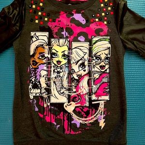 Monster High long sleeve T shirt with 3D embellishments